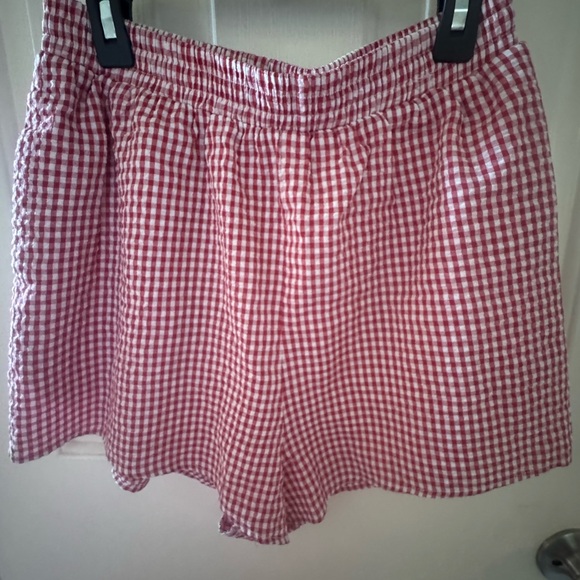 Mable Red Gingham Tie-Front Sleeveless Top - Picture 2 of 3